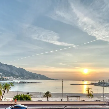 Les Sablettes Panoramic Sea View Menton